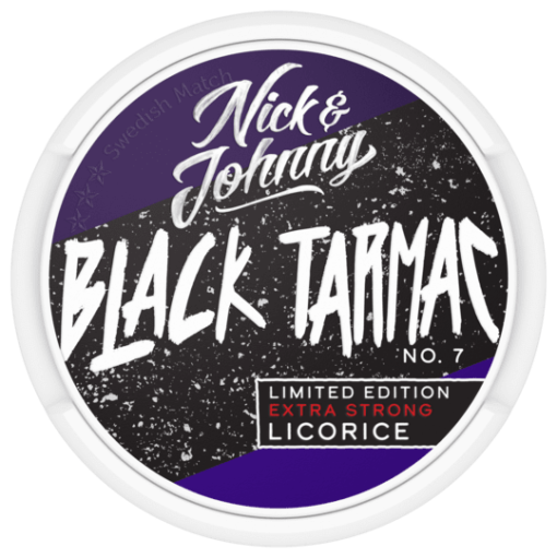 Nick & Johnny Black Tarmac Original Portion Extra Strong